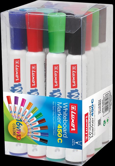 White Board Marker 450C – Pack of 16 Assorted Colours