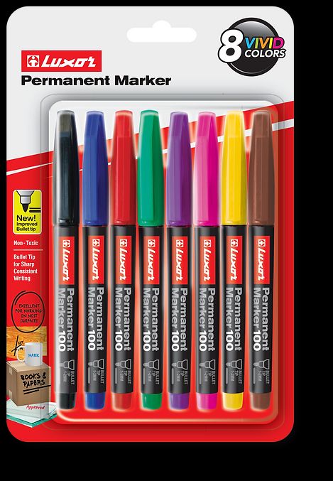 PERMANENT MARKER 100 BULLET TIP
