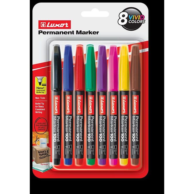 Permanent Marker 100 Bullet Tip