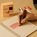 BIBBULMUN Everyday Highlighter – Chisel Point, Red – Pack of 12
