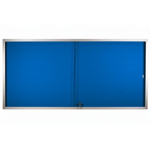 Visionchart BeNoticed Porte coulissante pour affichage en velours 2400 x 1200 mm