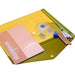 Light Yellow Document Wallets A4 Size with Button Closure – Pack of 10