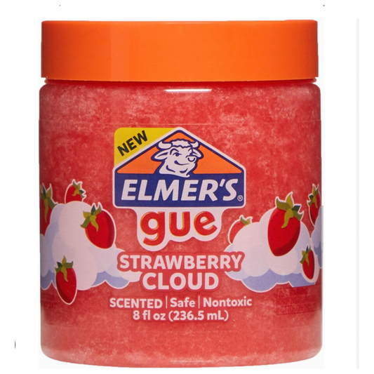 Elmer's Gue Premade Slime Jar Strawberry Splash