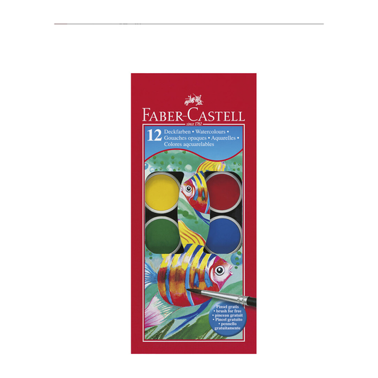 Faber-Castell Blendable School Watercolour Paint Pan