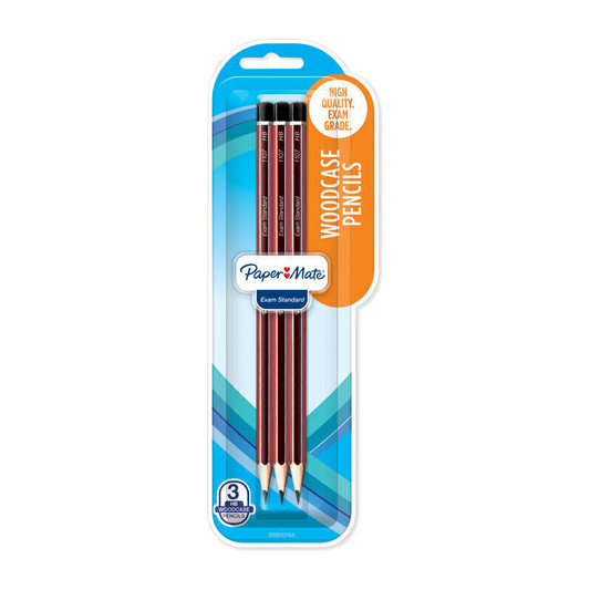 Papermate HB Woodcase Pencil (3 Pencils)
