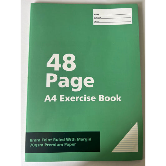 Premier A4 Exercise Books Ruled (48 Pages)